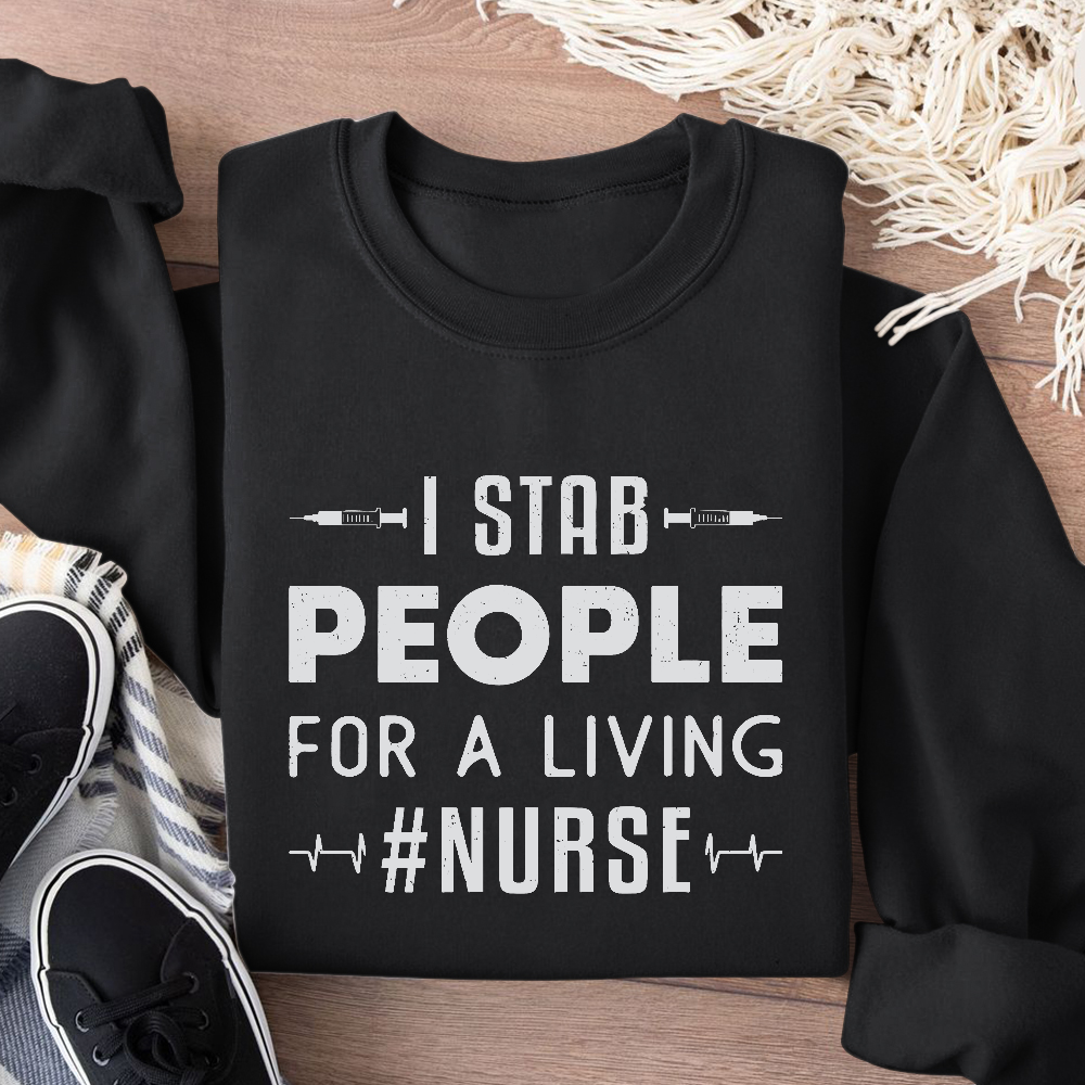 ICU Nurses Medicine Emergency Ambulance Cotton Pullover Sweatshirt