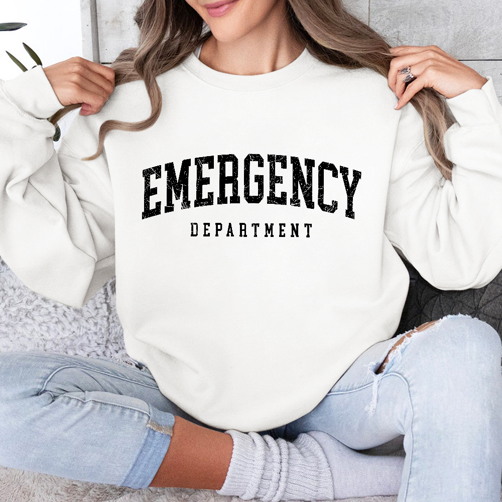 Emergency Department Cotton Pullover Sweatshirt