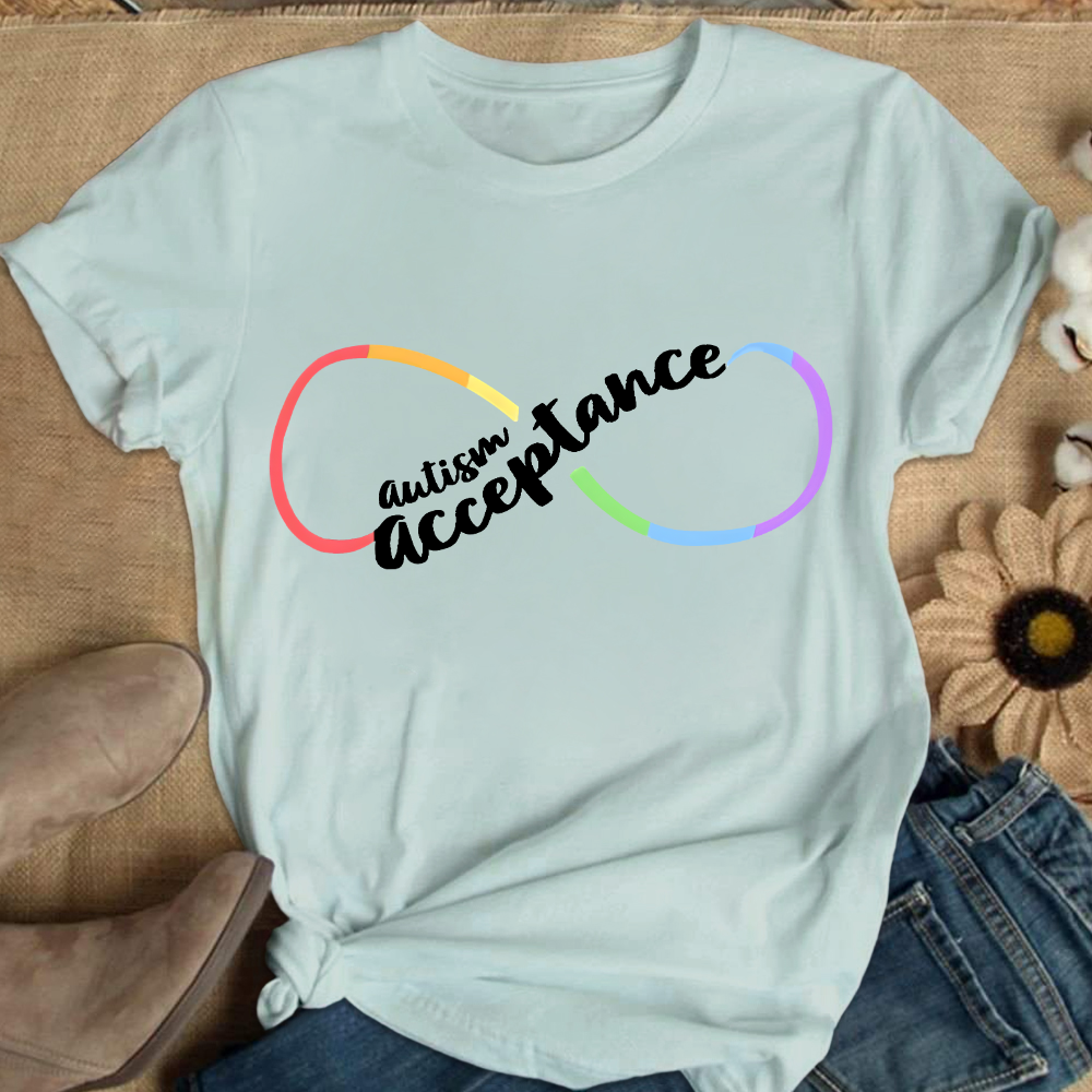 Autism Acceptance Special Education Cotton Nurse T-shirt