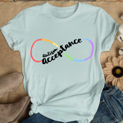 Autism Acceptance Special Education Cotton Nurse T-shirt