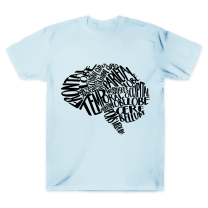 Brain Anatomy Cotton Doctor T-shirt