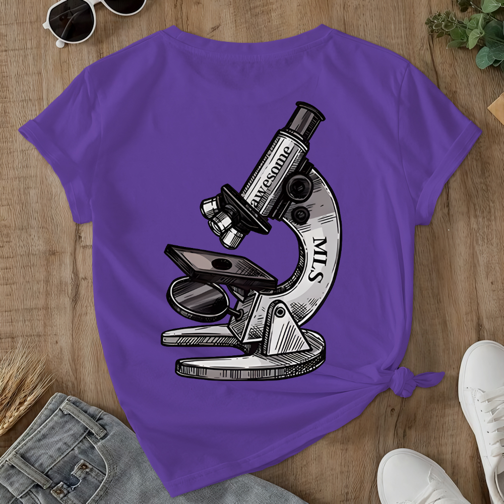 Medical Lab Scientist Not A But Better Double-Sided Cotton Printed T-Shirt