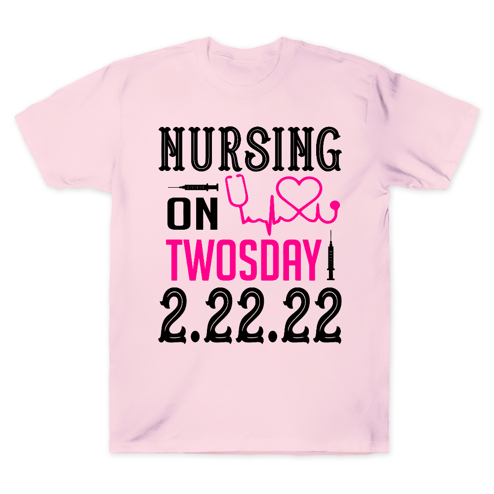 Nursing School On TwosDay Cotton Doctor T-shirt