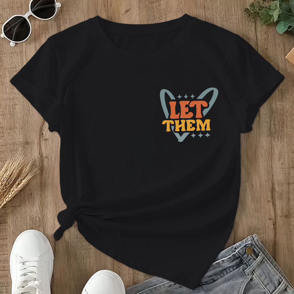 Suicide Prevention Awareness Let Them Mental Health Double-Sided Cotton Printed T-Shirt