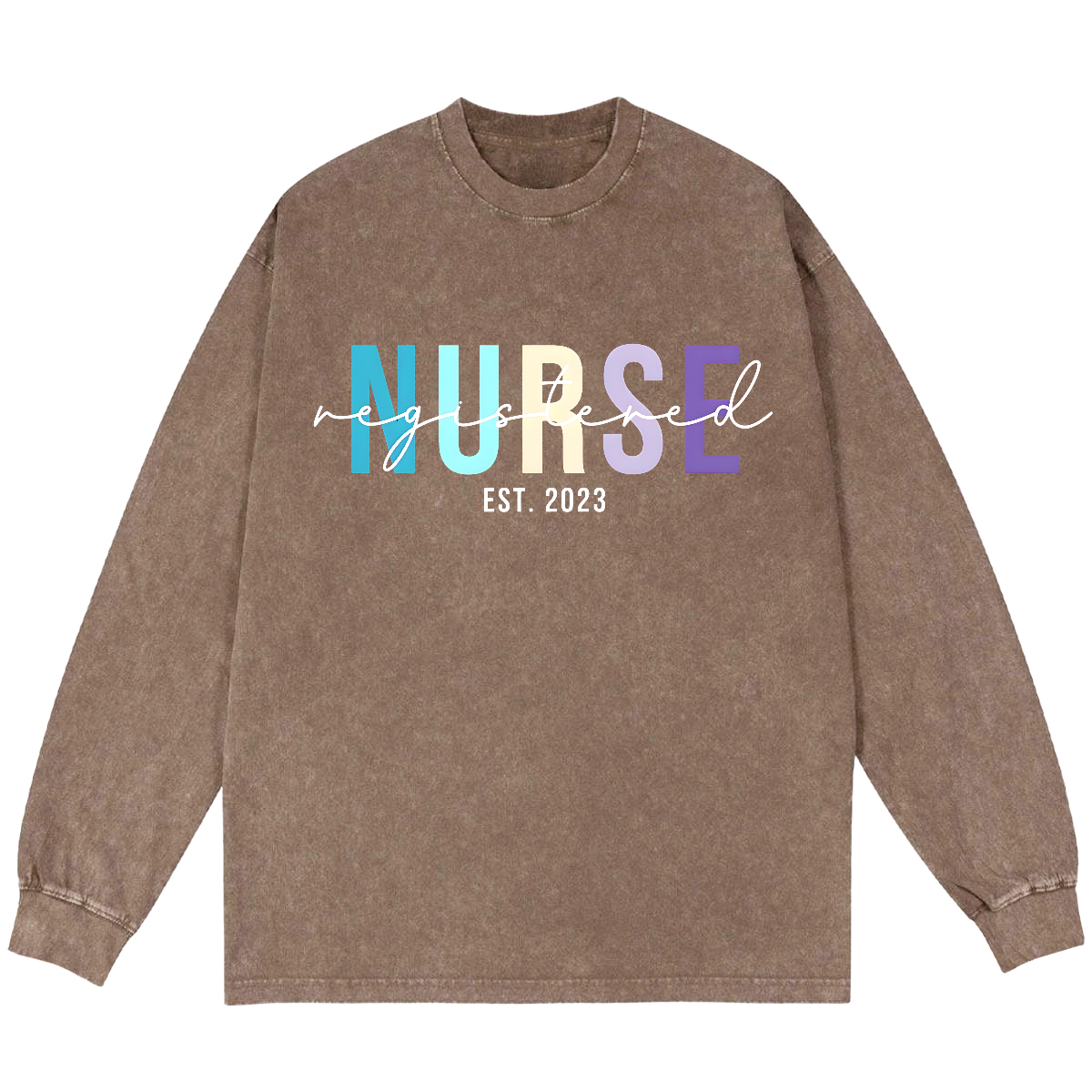 Registered Nurse Vintage Washed Sweatshirts