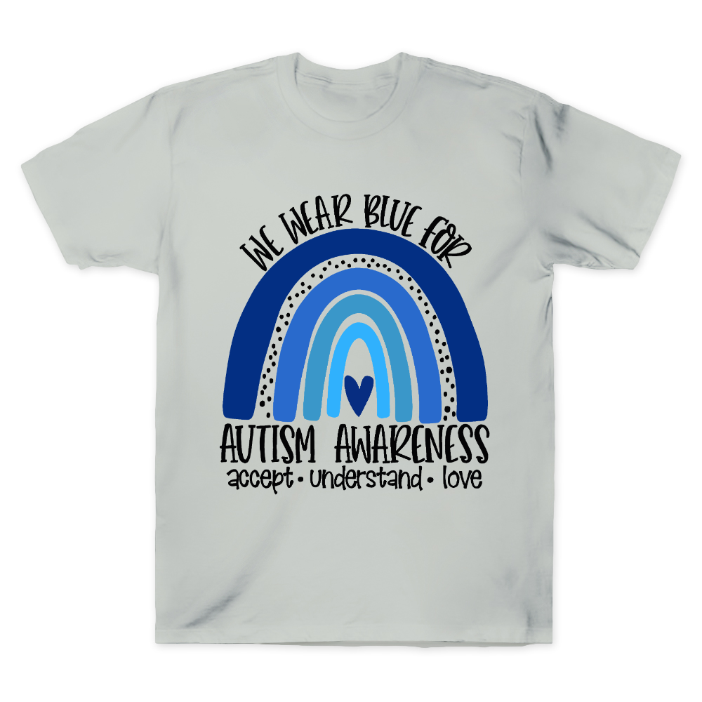 We Wear Blue For Autism Awareness Cotton Doctor T-shirt
