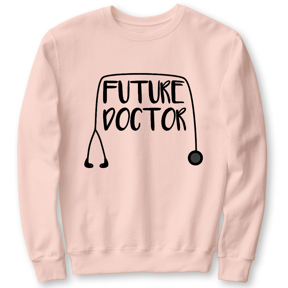 Future Doctor Cotton Pullover Sweatshirt