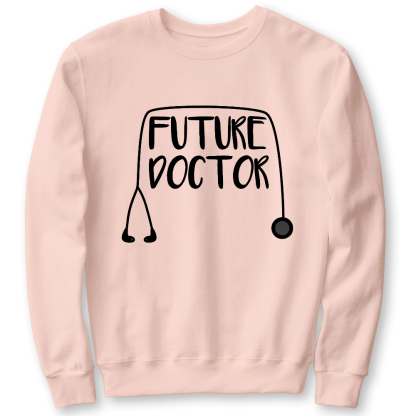 Future Doctor Cotton Pullover Sweatshirt