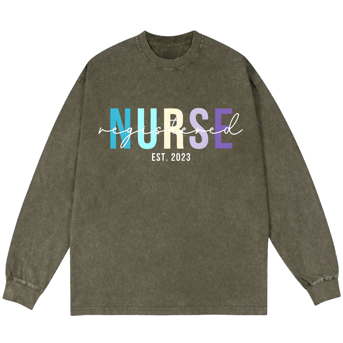Registered Nurse Vintage Washed Sweatshirts