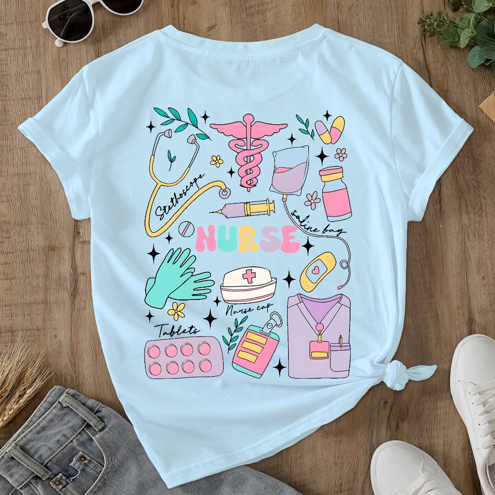 Can’t Talk Right Now Doing Double-Sided Cotton Printed T-Shirt