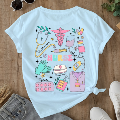 Can’t Talk Right Now Doing Double-Sided Cotton Printed T-Shirt