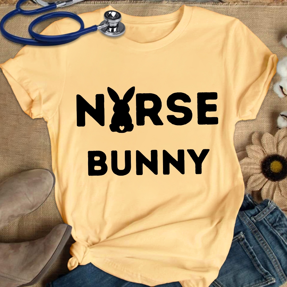 Nurse Bunny Cotton Nurse T-shirt