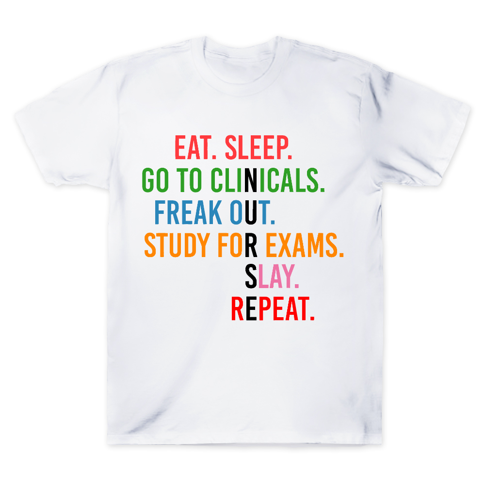 Nursing School Student Future Nurse Rn Cotton Doctor T-shirt