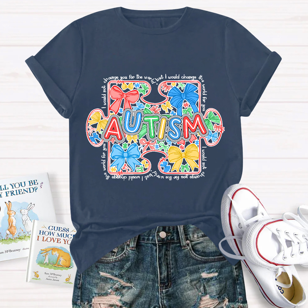 Advocating For Autism Acceptance Cotton Nurse T-shirt