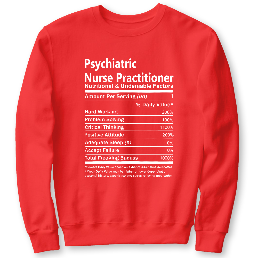 Psychiatric Nurse Practitioner Cotton Pullover Sweatshirt