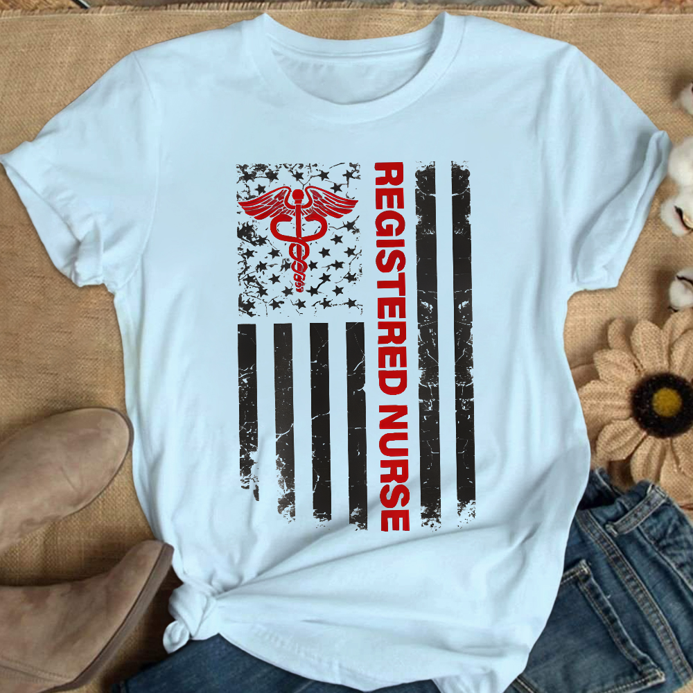 Registered Nurse Cotton Nurse T-shirt