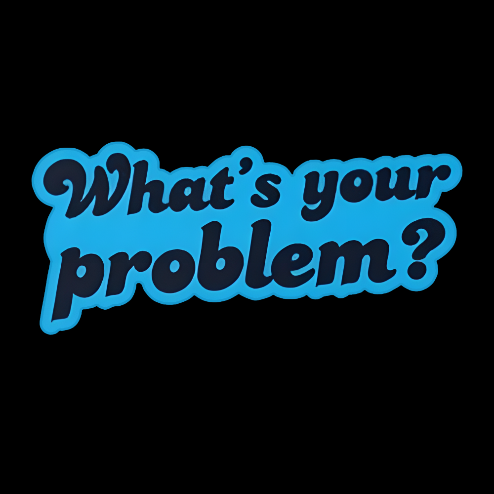 What's Your Problem Cotton Pullover Sweatshirt