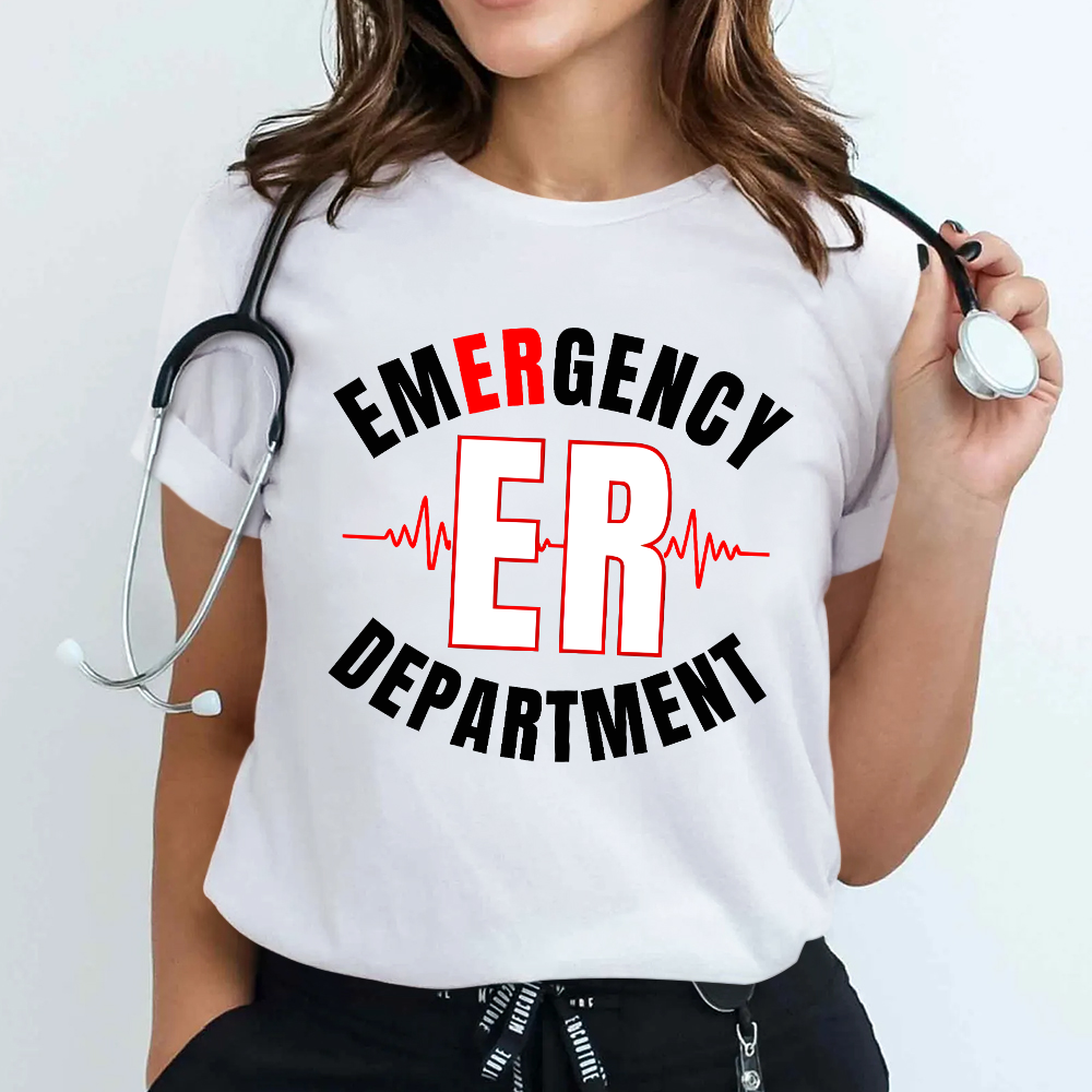 Emergency Department Cotton Nurse T-shirt