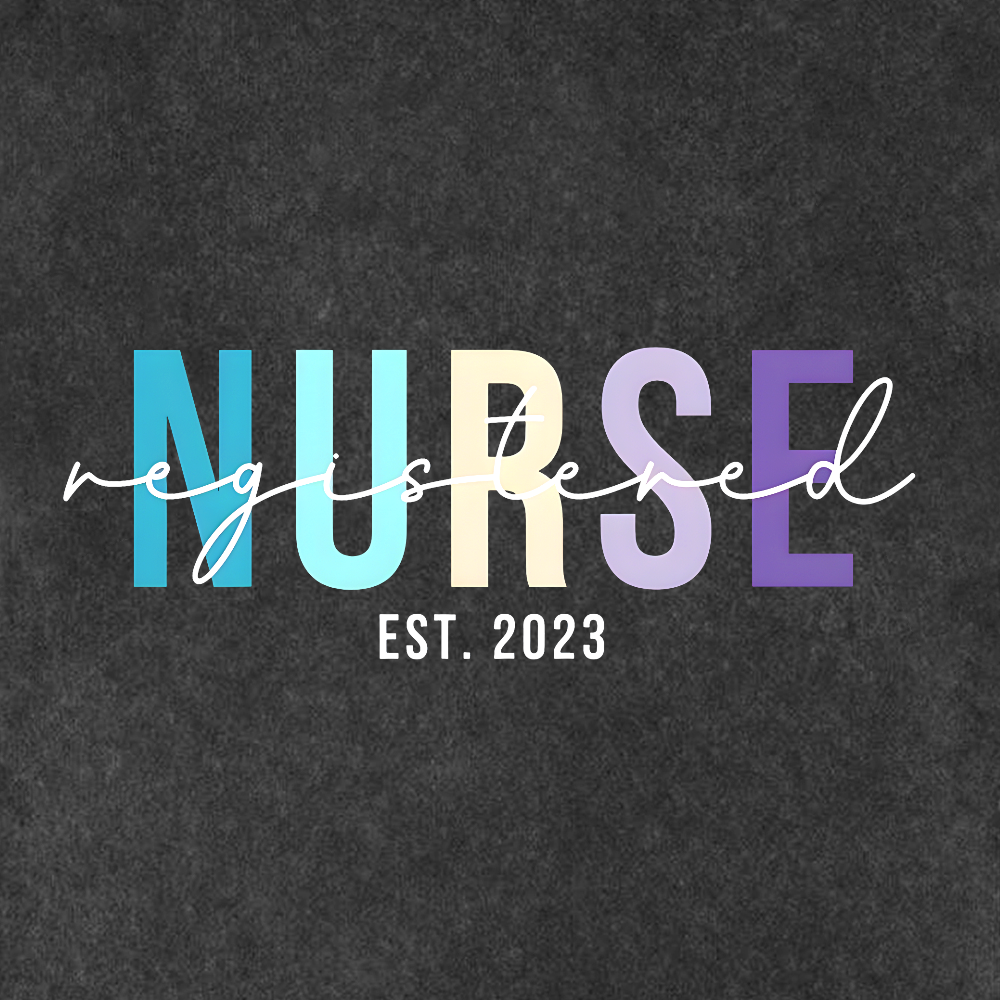 Registered Nurse Vintage Washed Sweatshirts