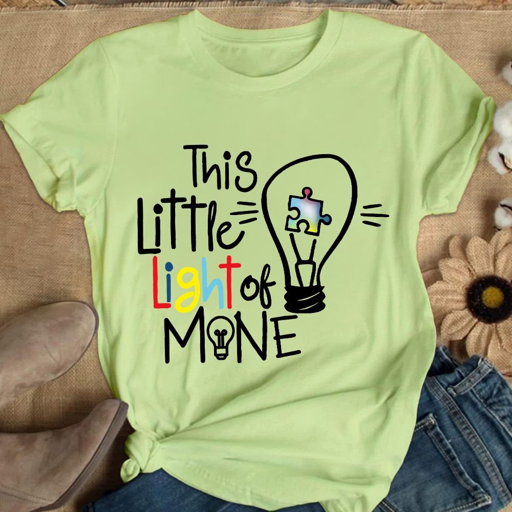 This Little Light Of Mine Autism Cotton Nurse T-shirt