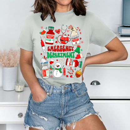 Emergency Department Cotton Nurse T-shirt