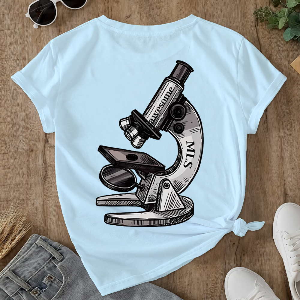 Medical Lab Scientist Not A But Better Double-Sided Cotton Printed T-Shirt