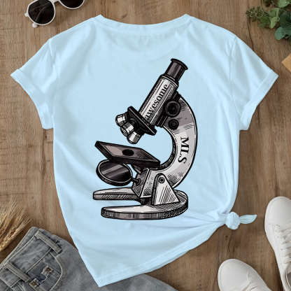 Medical Lab Scientist Not A But Better Double-Sided Cotton Printed T-Shirt