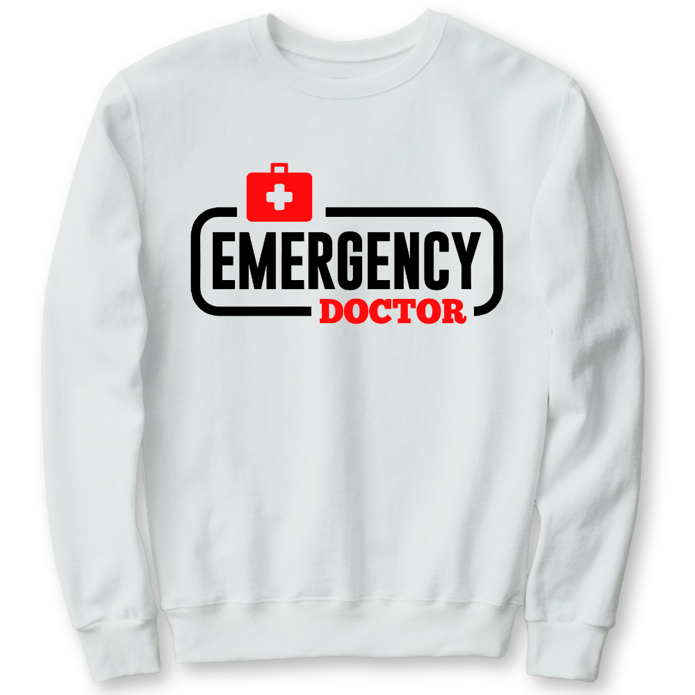 Emergency Doctor Cotton Pullover Sweatshirt