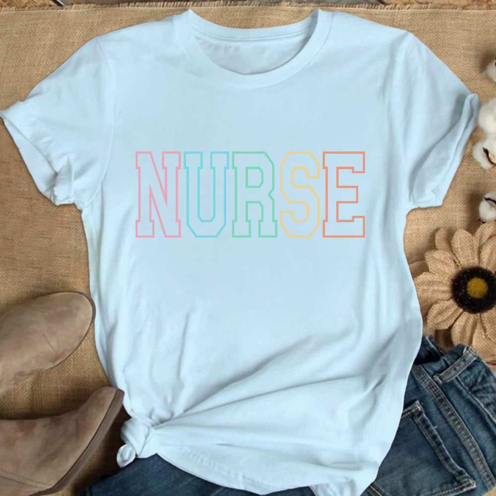 Custom Nurse Cotton T-shirt