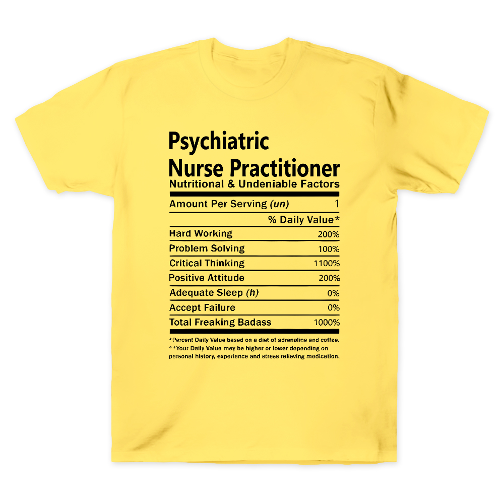 Psychiatric Nurse Practitioner Cotton Doctor T-shirt