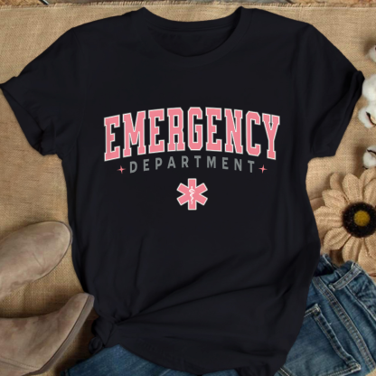 ER Nurse Crewneck Cotton Nurse T-shirt