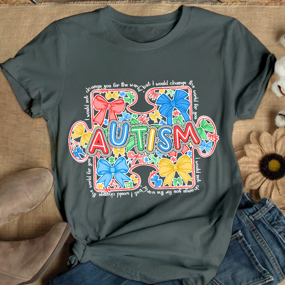 Advocating For Autism Acceptance Cotton Nurse T-shirt