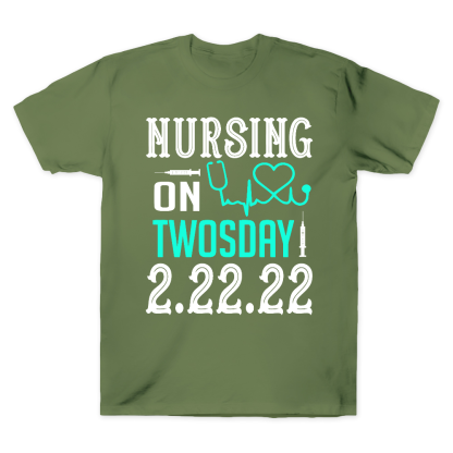 Nursing School On TwosDay Cotton Doctor T-shirt