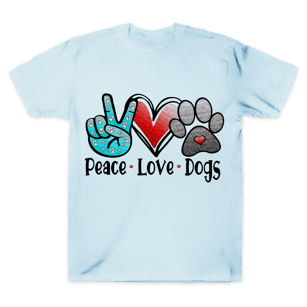 Peace Love Dogs Cotton Doctor T-shirt