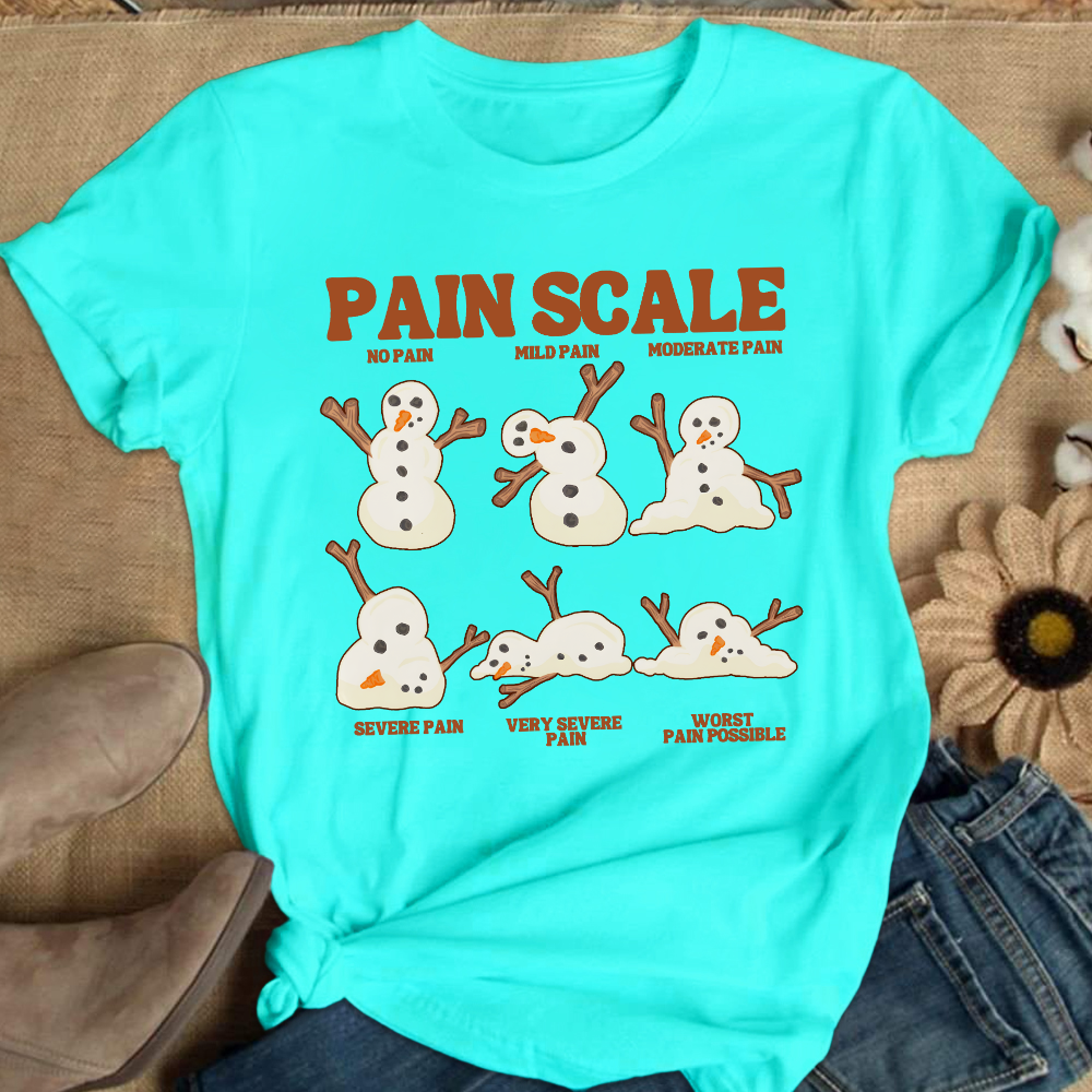 Healthcare Worker Pain Assessment Cotton Nurse T-shirt
