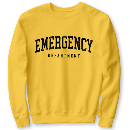 Emergency Department Cotton Pullover Sweatshirt