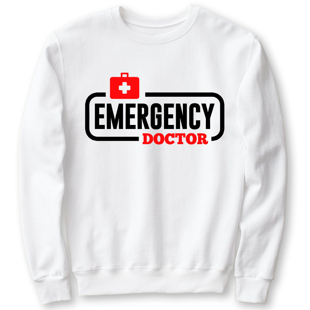 Emergency Doctor Cotton Pullover Sweatshirt