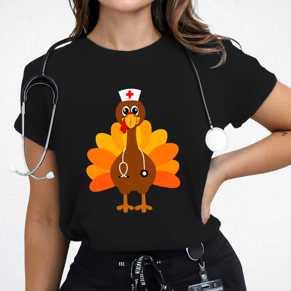 Nurse Turkey Cotton Nurse T-shirt