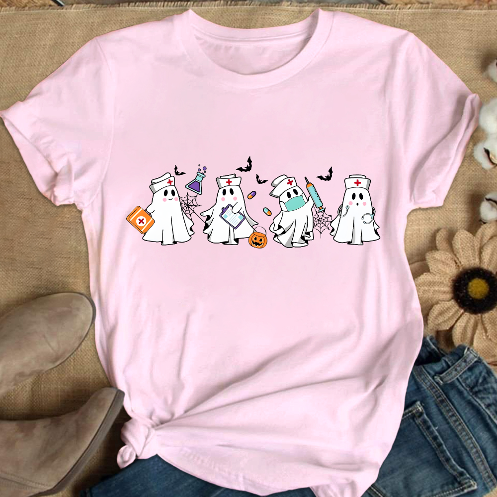 Ghost Nurse Cotton Nurse T-shirt