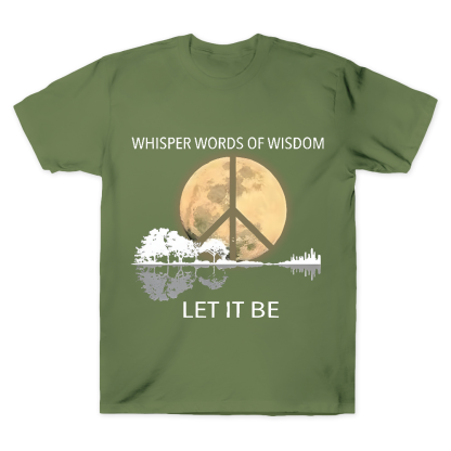 Whisper Words Of Wisdom Let It Be Cotton Doctor T-shirt