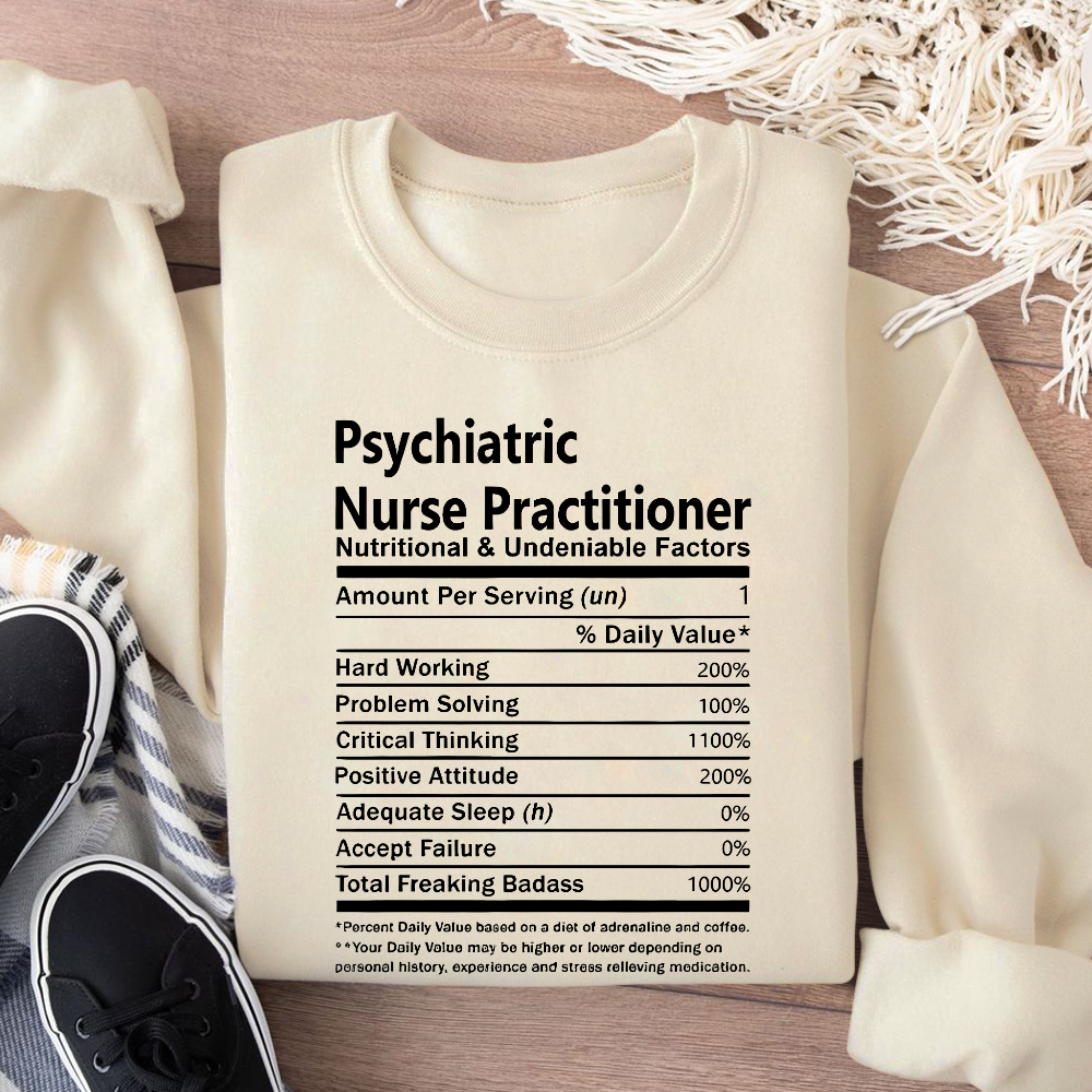 Psychiatric Nurse Practitioner Cotton Pullover Sweatshirt