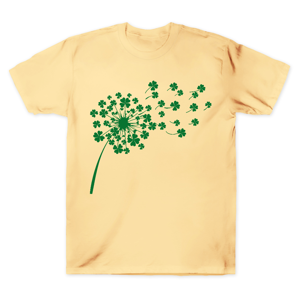 Green Shamrock Irish Clover St Patricks Day Cotton Doctor T-shirt