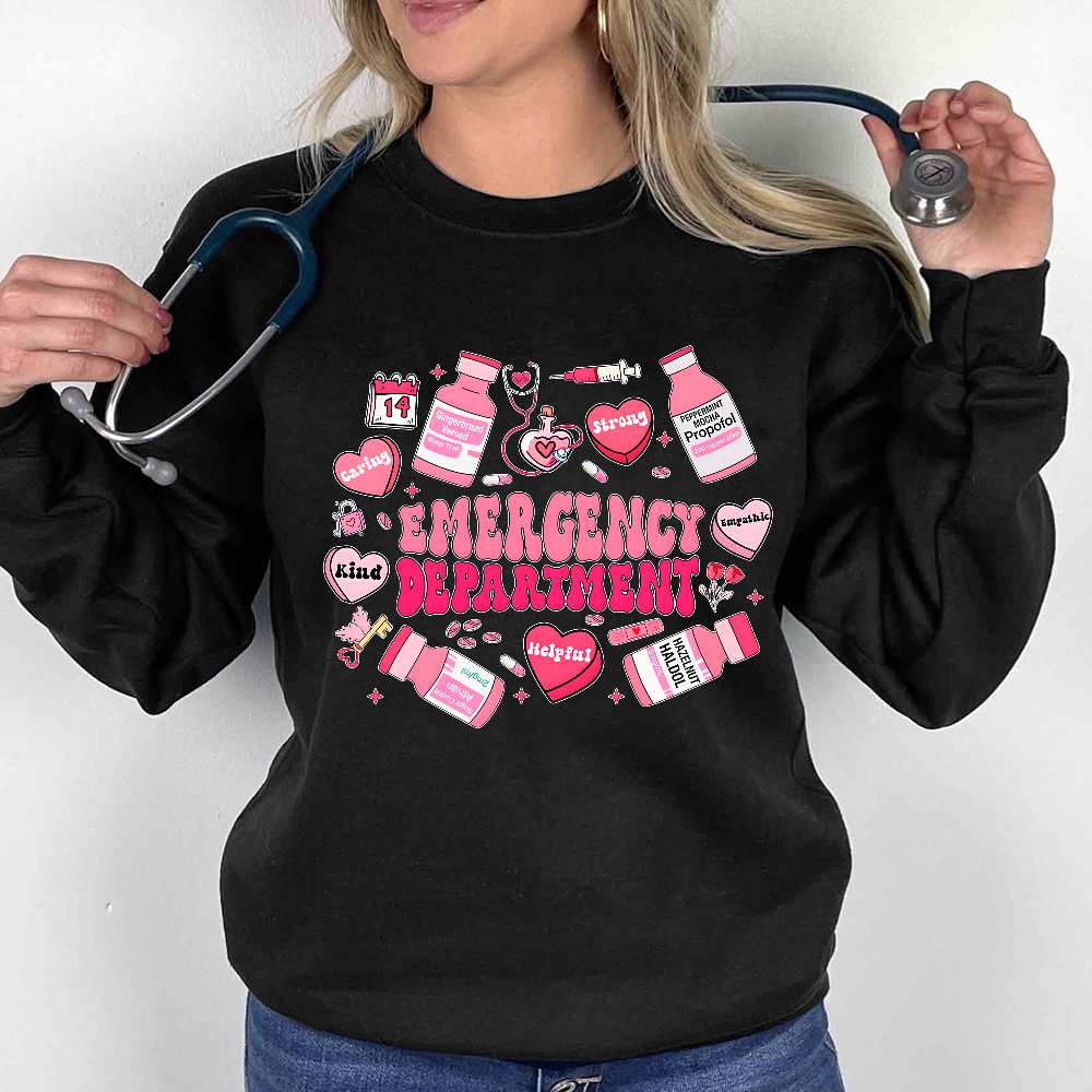 Emergency Department Gift Cotton Pullover Sweatshirt