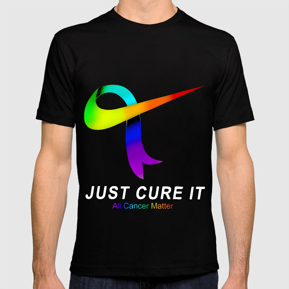 Just Cure It Cancer Awareness Doesn'T Discriminate Cotton Doctor T-shirt