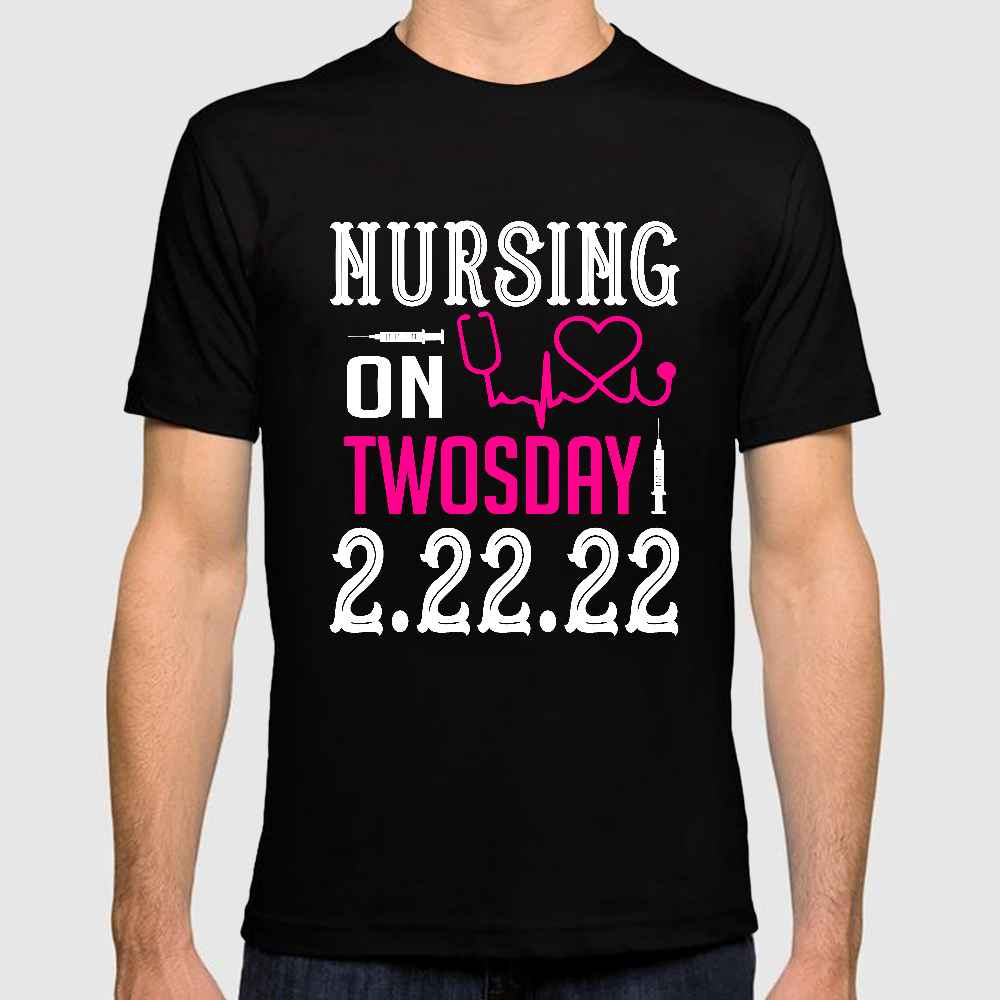 Nursing School On TwosDay Cotton Doctor T-shirt