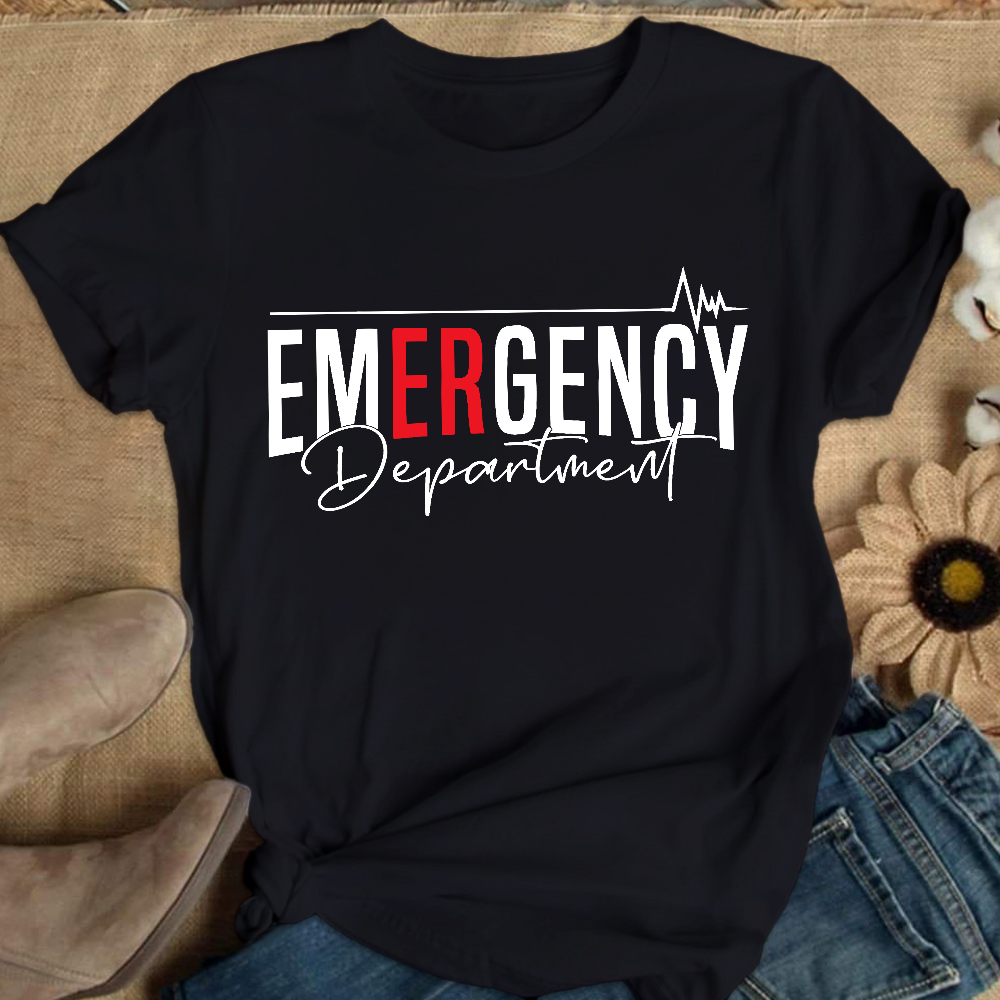 Emergency Department Cotton Nurse T-shirt