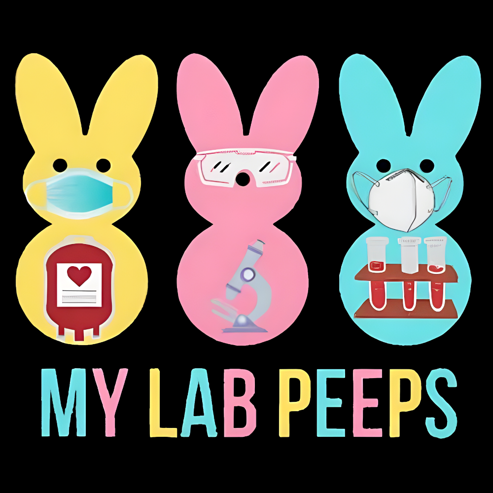 My Lab Peeps Cotton Nurse T-shirt