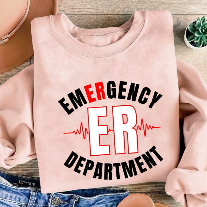 Emergency Department Cotton Pullover Sweatshirt