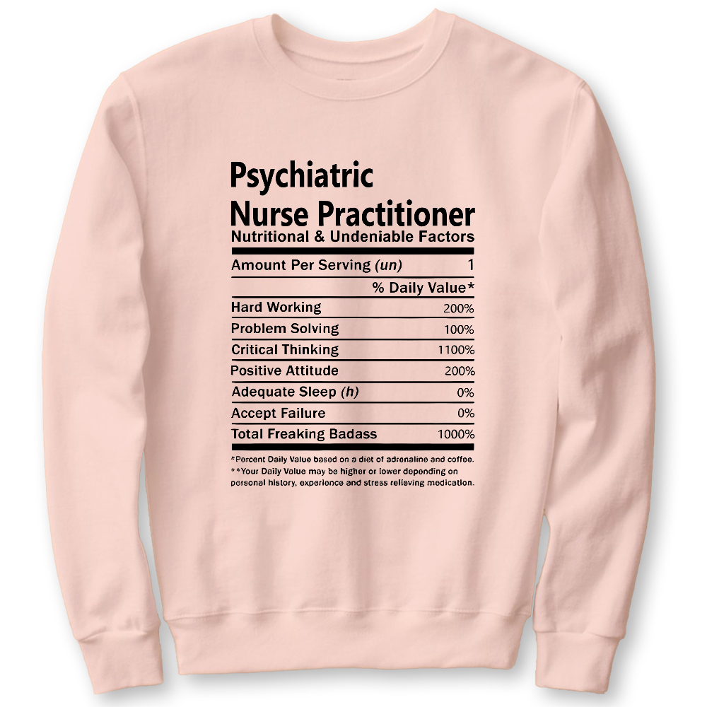 Psychiatric Nurse Practitioner Cotton Pullover Sweatshirt