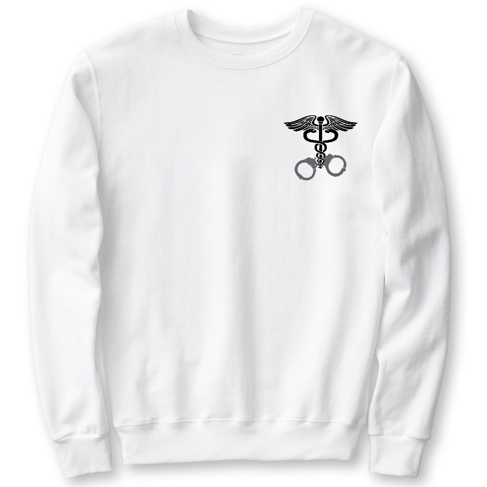 Nurse Symbol Cotton Pullover Sweatshirt